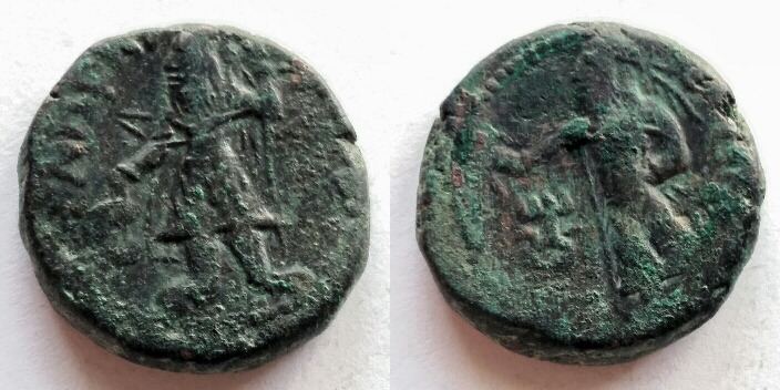 Kushan Kanishka tetradrachm Athsho.jpg