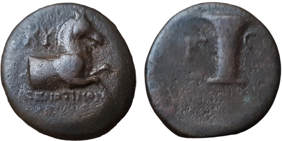 Kyme AE Forepart Horse & Vase.png