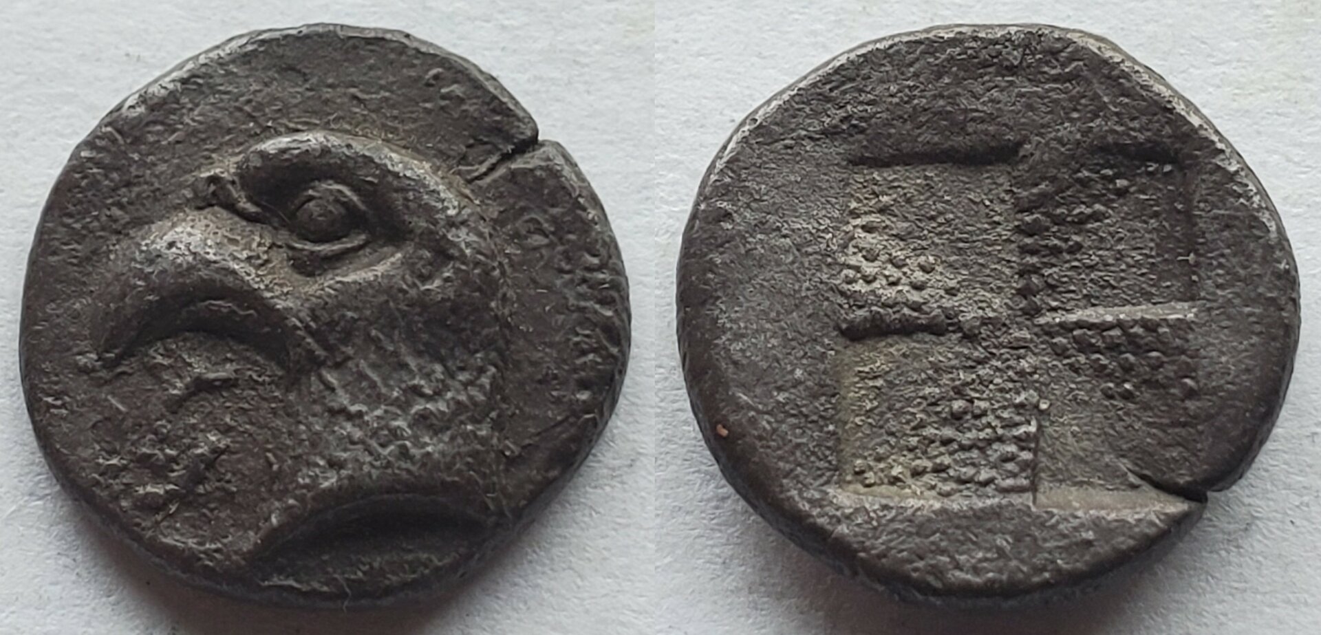 Kyme Aiolis AR Trihemiobol unique.jpg