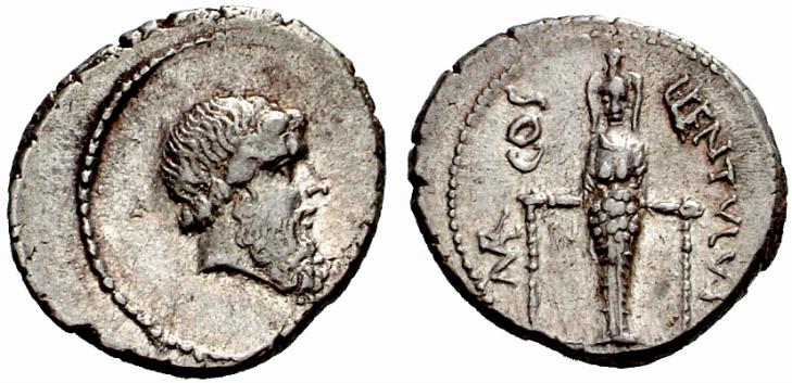 L Cornelius Lentulus and C Claudius Marcellus Denarius 445:3b NAC 2007.jpg