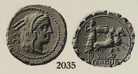 L Procilius AR Denarius 379-2 Haeberlin 1933.jpg