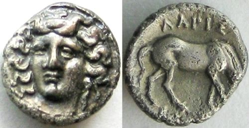 Larissa, Thessaly  AR Obol 2.jpg