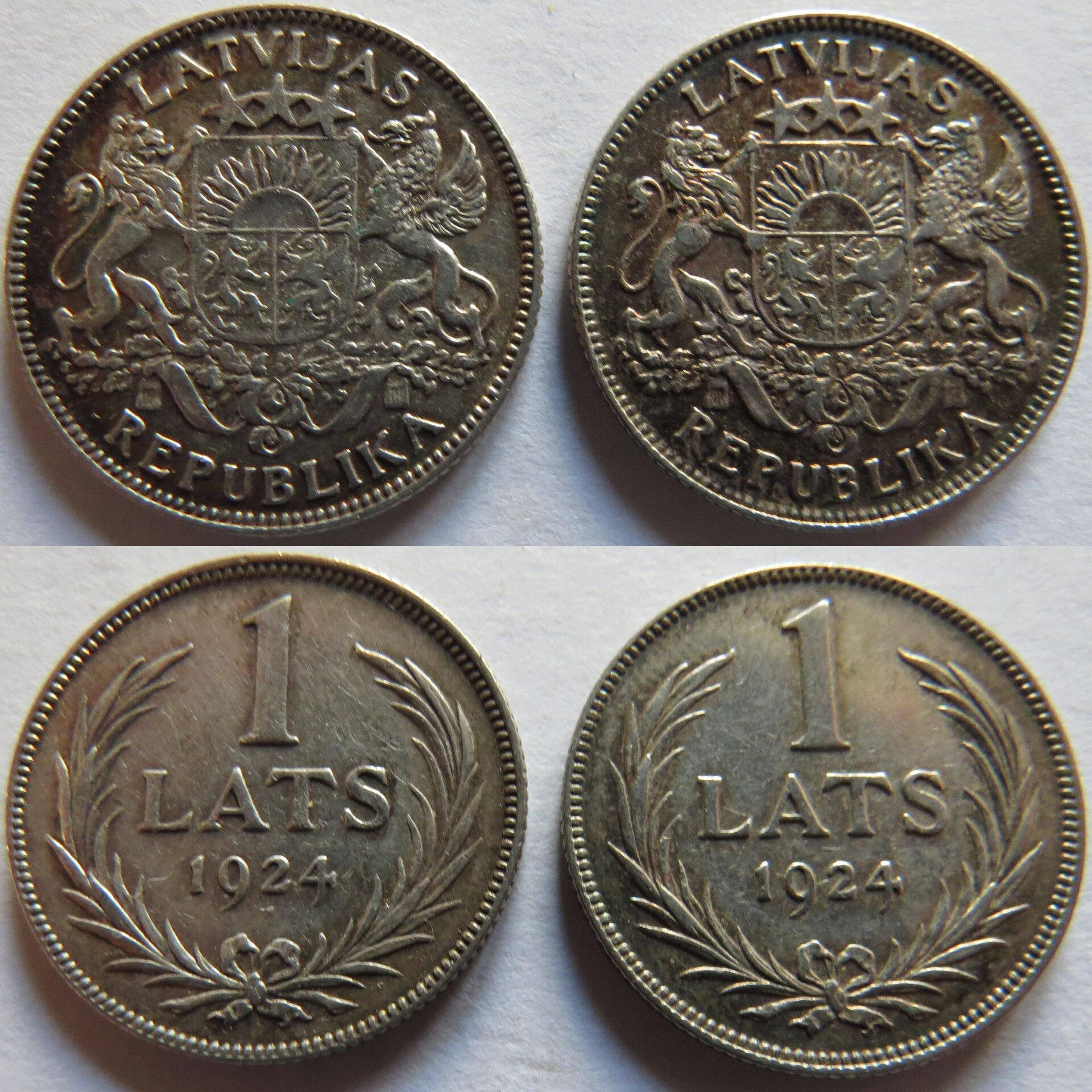 Latvia 1924 1 Lats toned.jpg