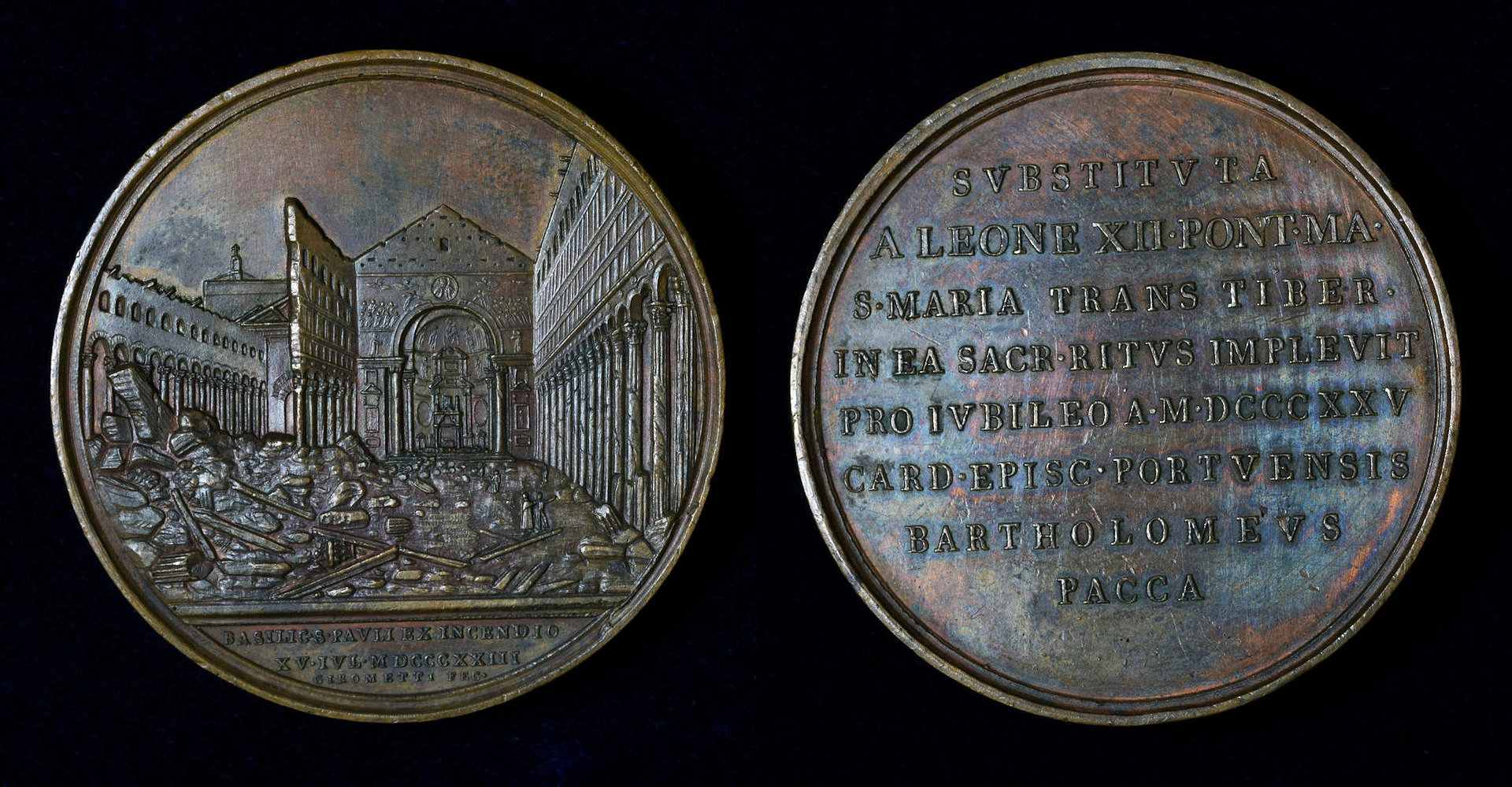 Leone XII Papal Medal AE.jpg