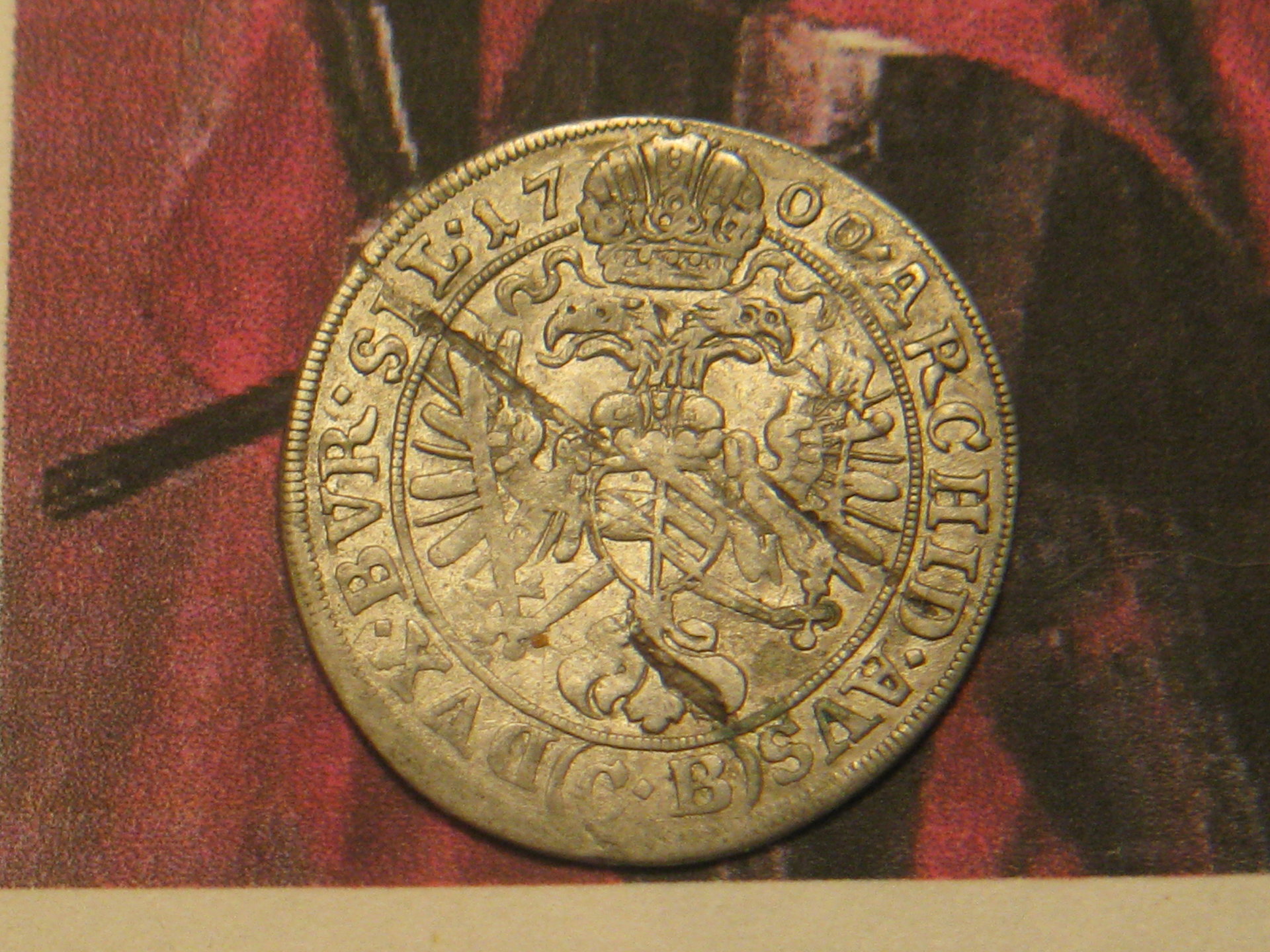 Leopold l, 1700 3 kreutzer 20mm 1.60gms 002.JPG
