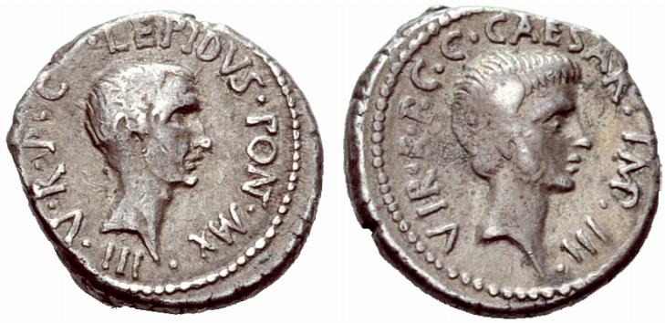 Lepidus & Octavian Denarius.jpg