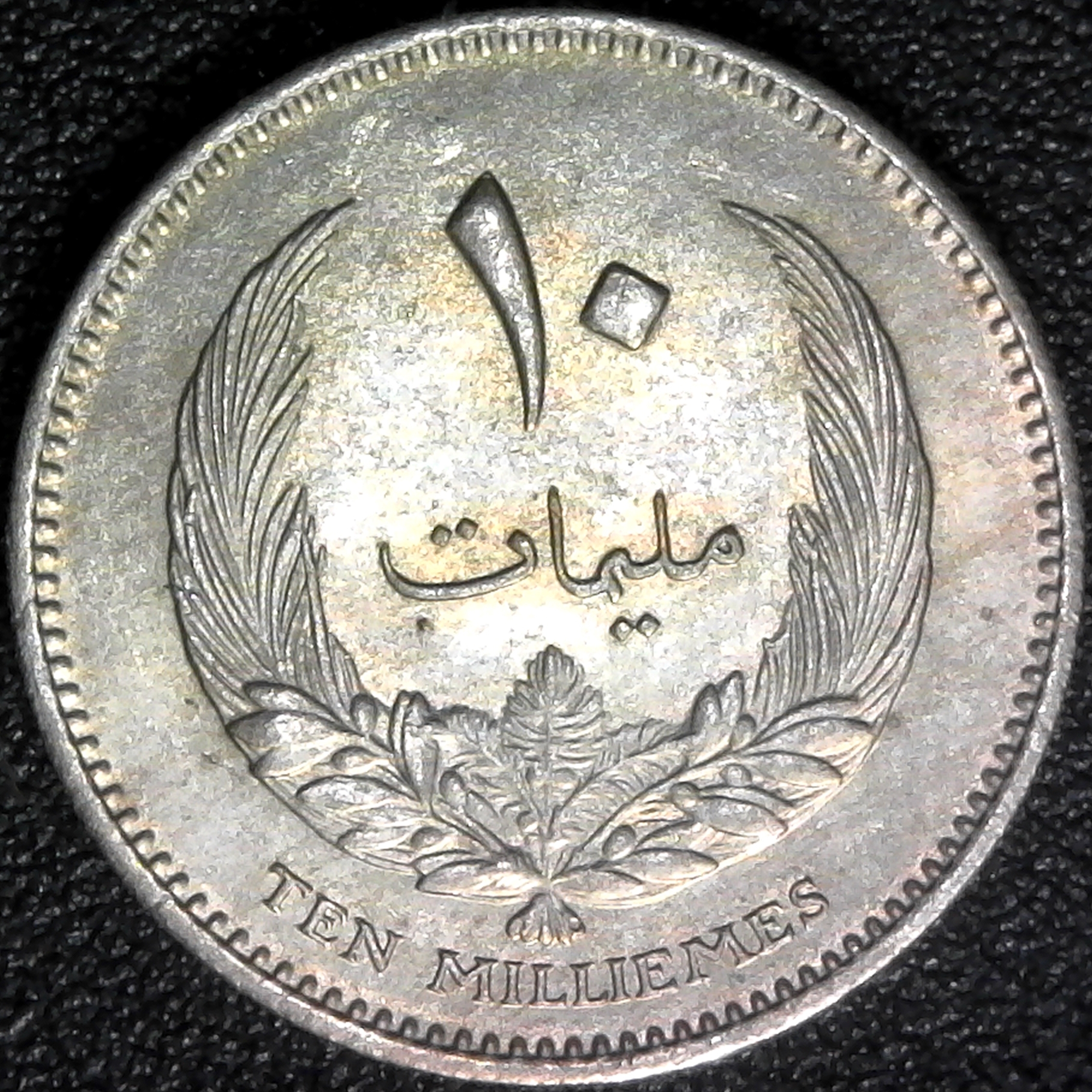 Libya 10 Milliemes 1965 rev.jpg