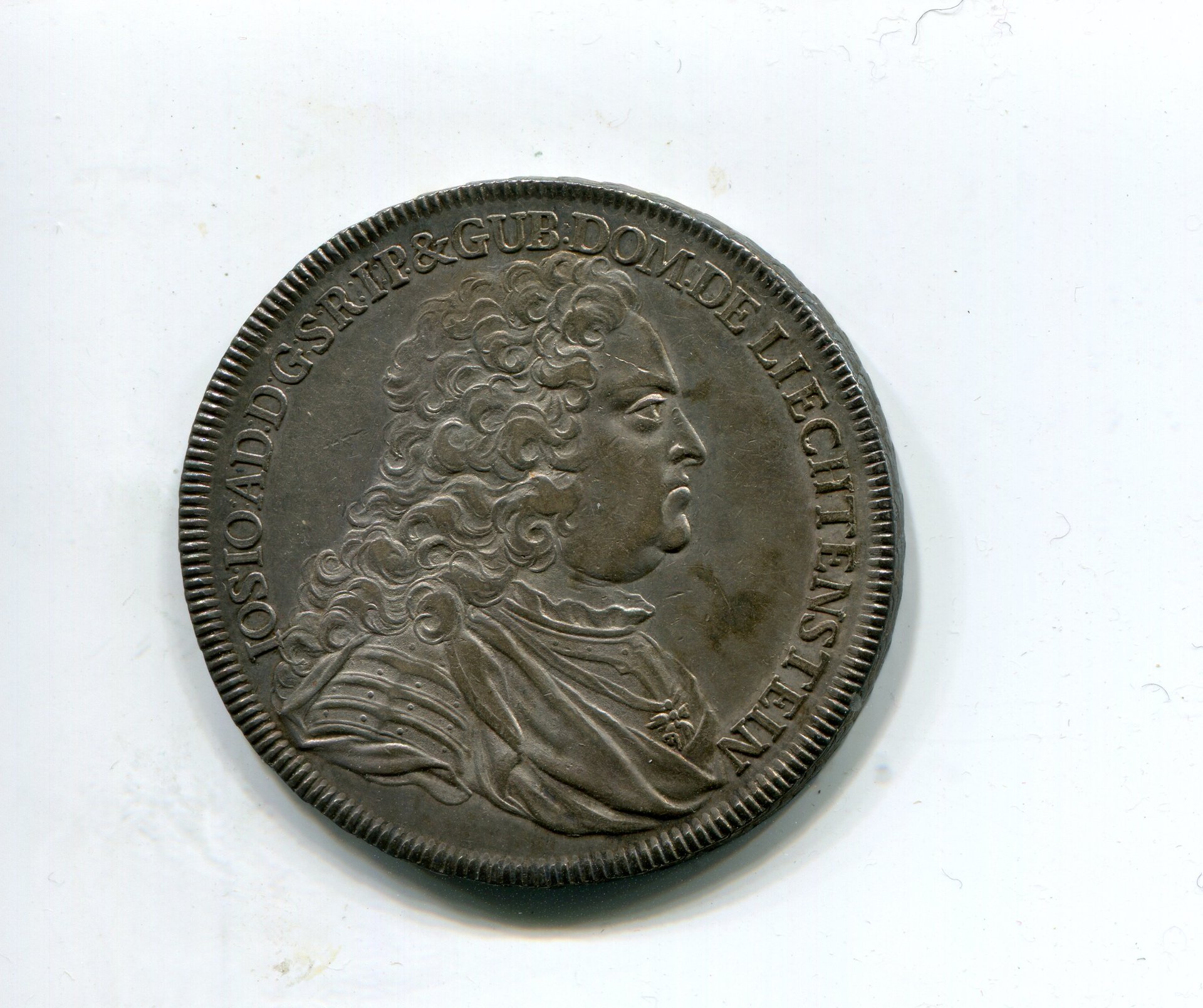 Liechtenstein Joseph Johann Adam Taler 1728 LD obv 521.jpg