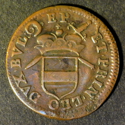 Liege MAXIMILIAN HENRY COPPER LIARD 1650 1688 reverse 40pct.jpg