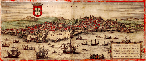 Lisbon and the Tagus River, 1572.jpg