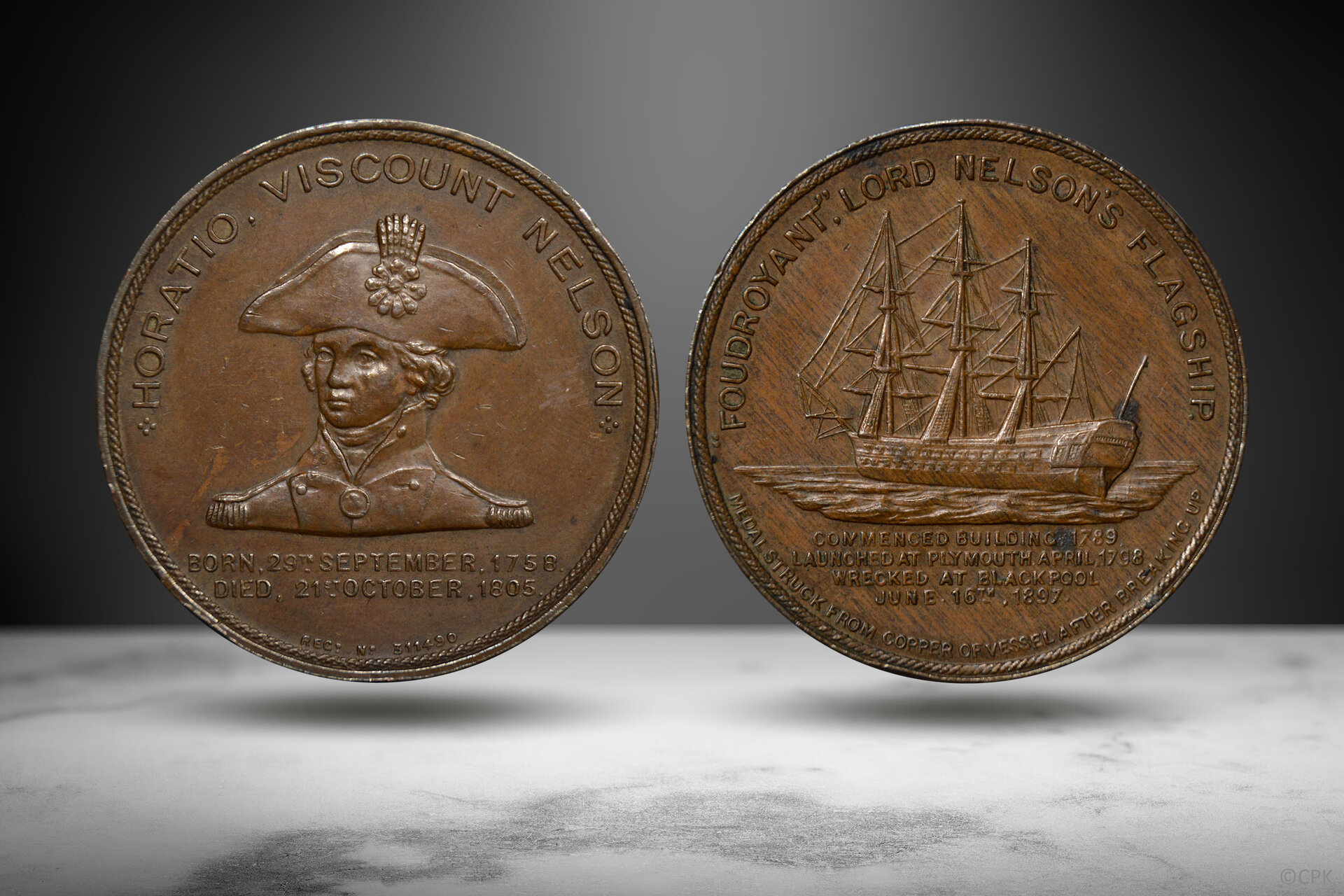 Lord Nelson medal Foudroyant.jpg