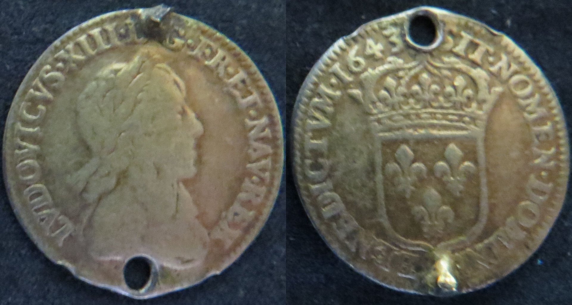 Louis XIII 1:48 Ecu 1643.jpg