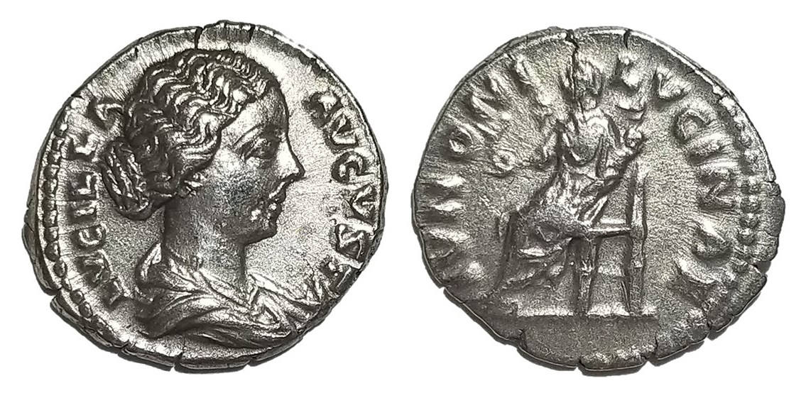 Lucilla IVNONI LVCINAE seated Denarius.jpg