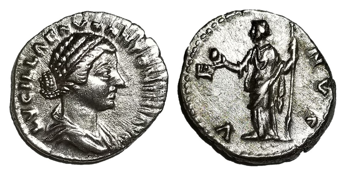 Lucilla VENVS denarius long obv inscription.jpg