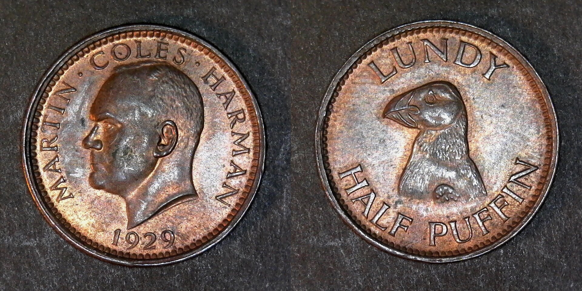 Lundy Half Puffin 1929 reverse less 5-side.jpg
