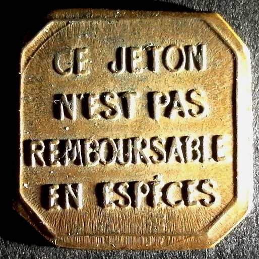 Lyon tramway token 1918 reverse less 5 60pct.jpg