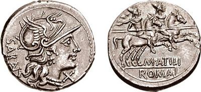 M. Atilius Saranus. 148 BC CNG.jpg