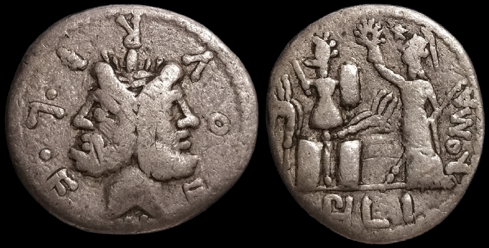M Furius Lf Philus Denarius 2.png