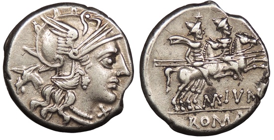 M. Jumius Silanus denarius.jpg