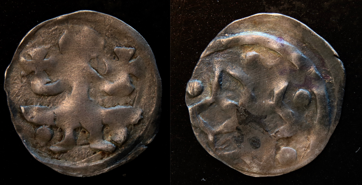 MA – Deutschland etc., Brandenburg Denar, Markgraf mit Kreuzen.png