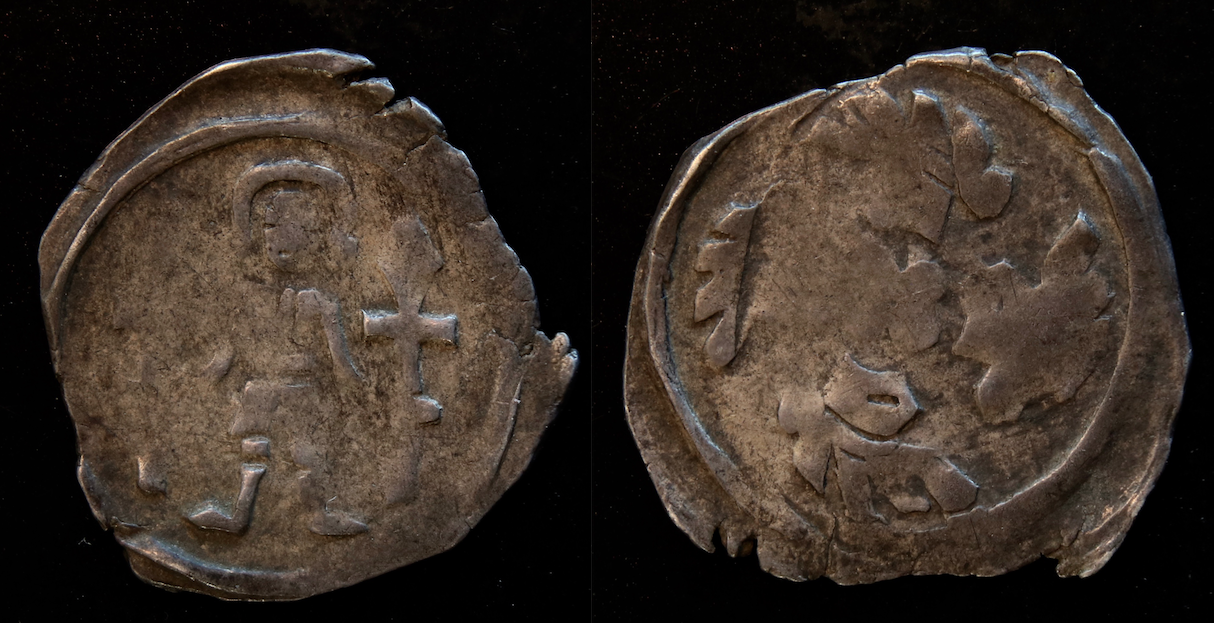 MA – Deutschland etc., Brandenburg Denar, Markgraf mit Lanzen.png