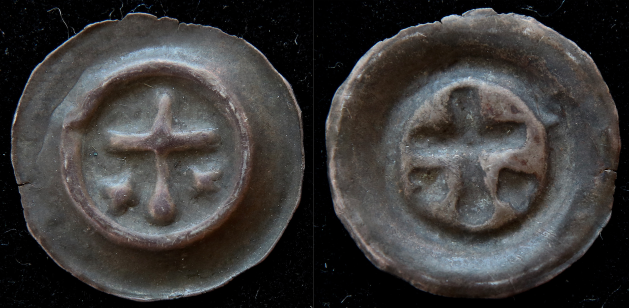 MA – Deutschland etc., Deutscher Orden, Brakteat, Kreuz mit Sternen, Waschinski 158 (Foto 3).png