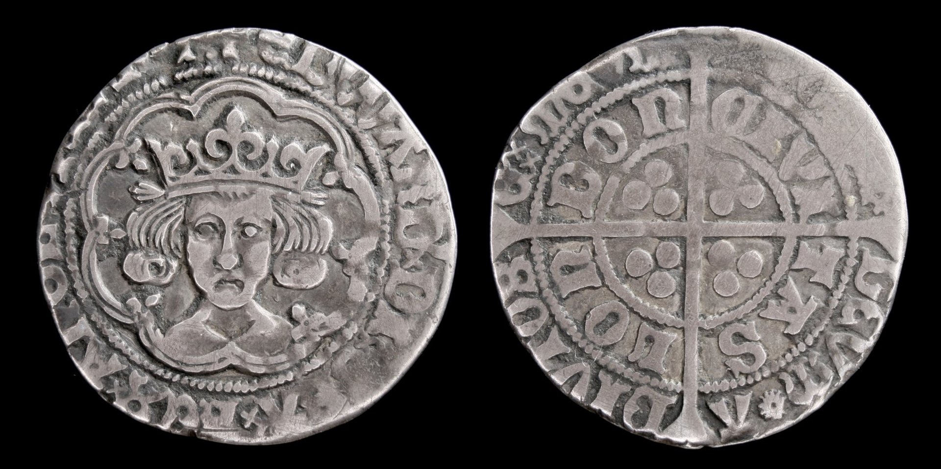 MA – England, Edward IV, AR Groat, London.jpg