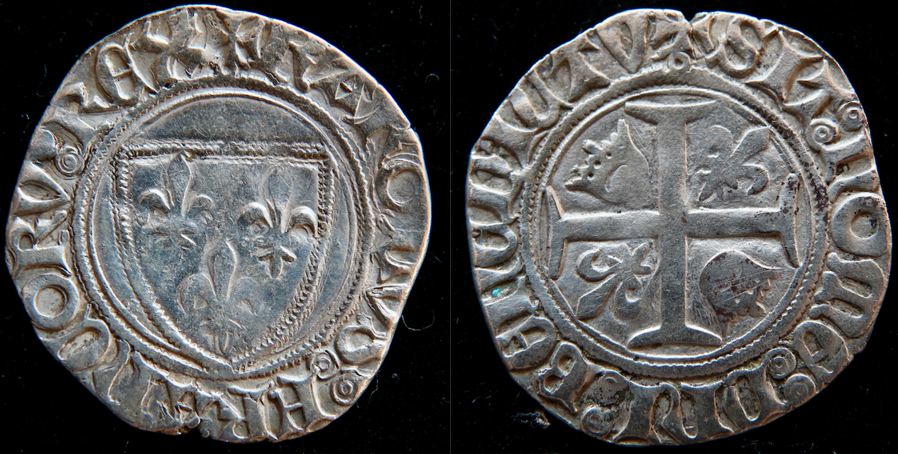 MA – Frankreich, Karl VI der Wahnsinnige, Gros Blanc guenar, 1411.png