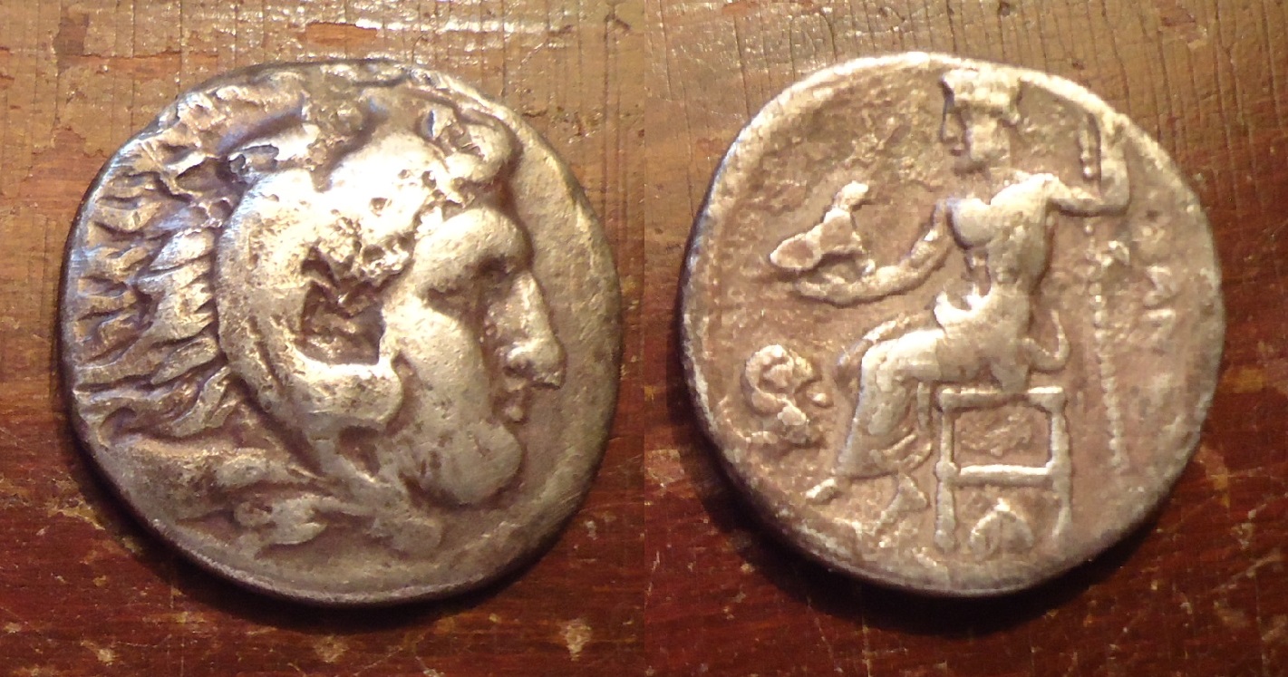 Macedon  - Alex Drachm Antigonas I  May 2017.jpg