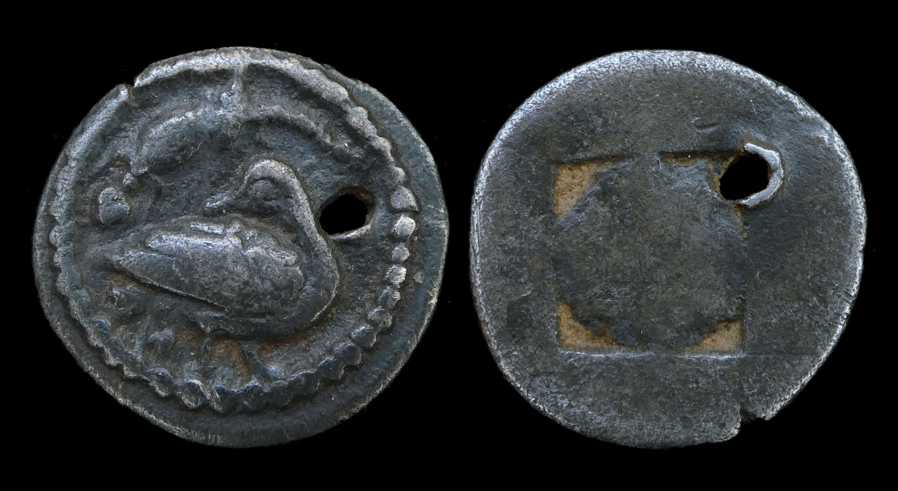 MACEDON Eion - Holed AR Trihemiobol 2541.JPG