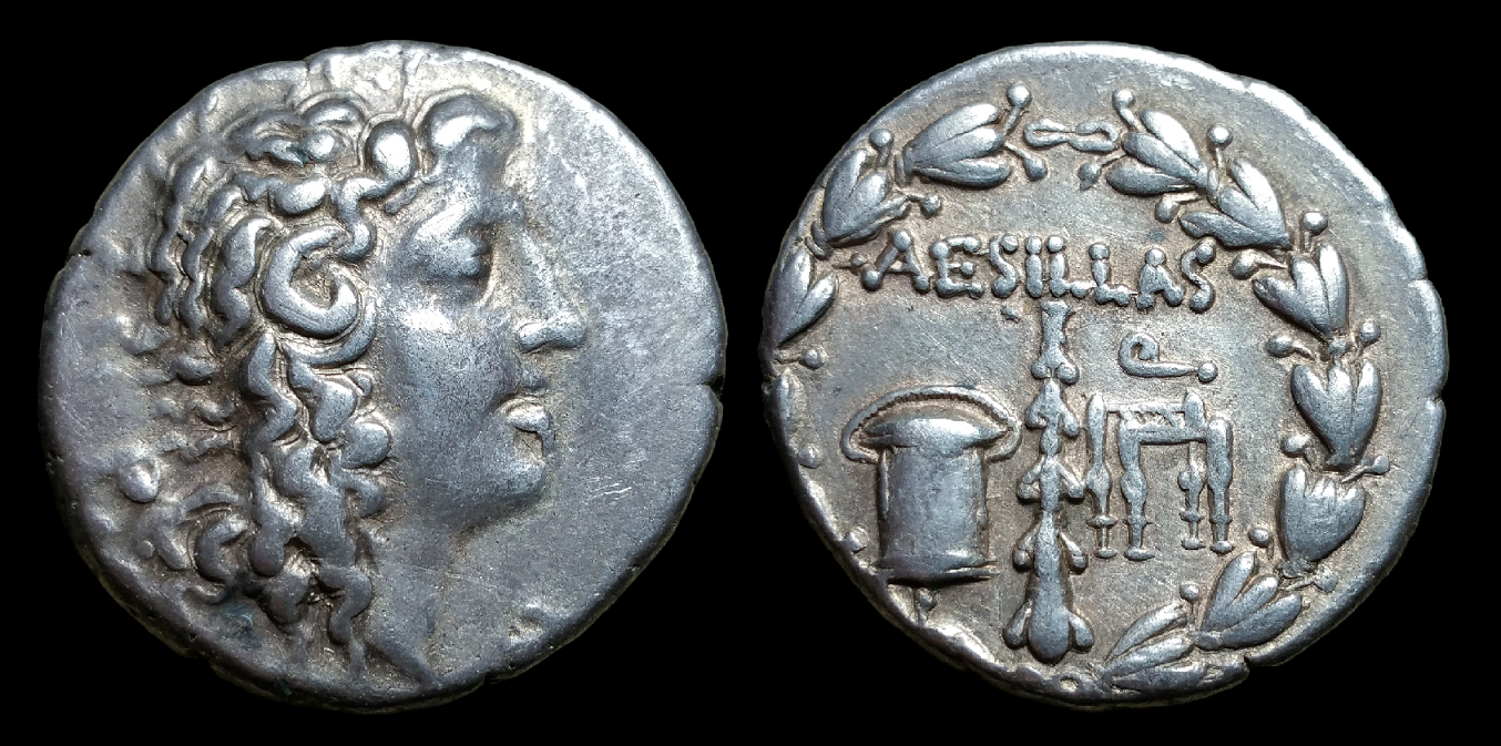 MACEDON (Roman Province). Aesillas TETRADRACHM.png