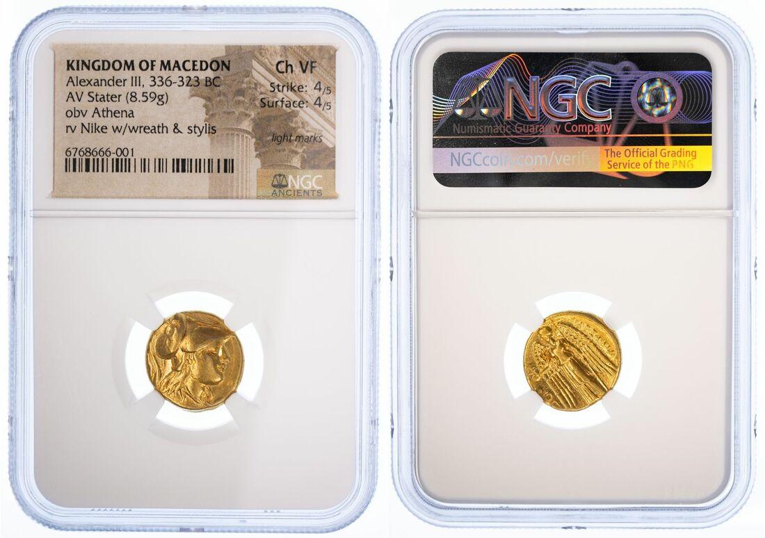Macedonian Gold Stater of Alexander the Great (minted in Sardis circa 334-332 BCE).jpg