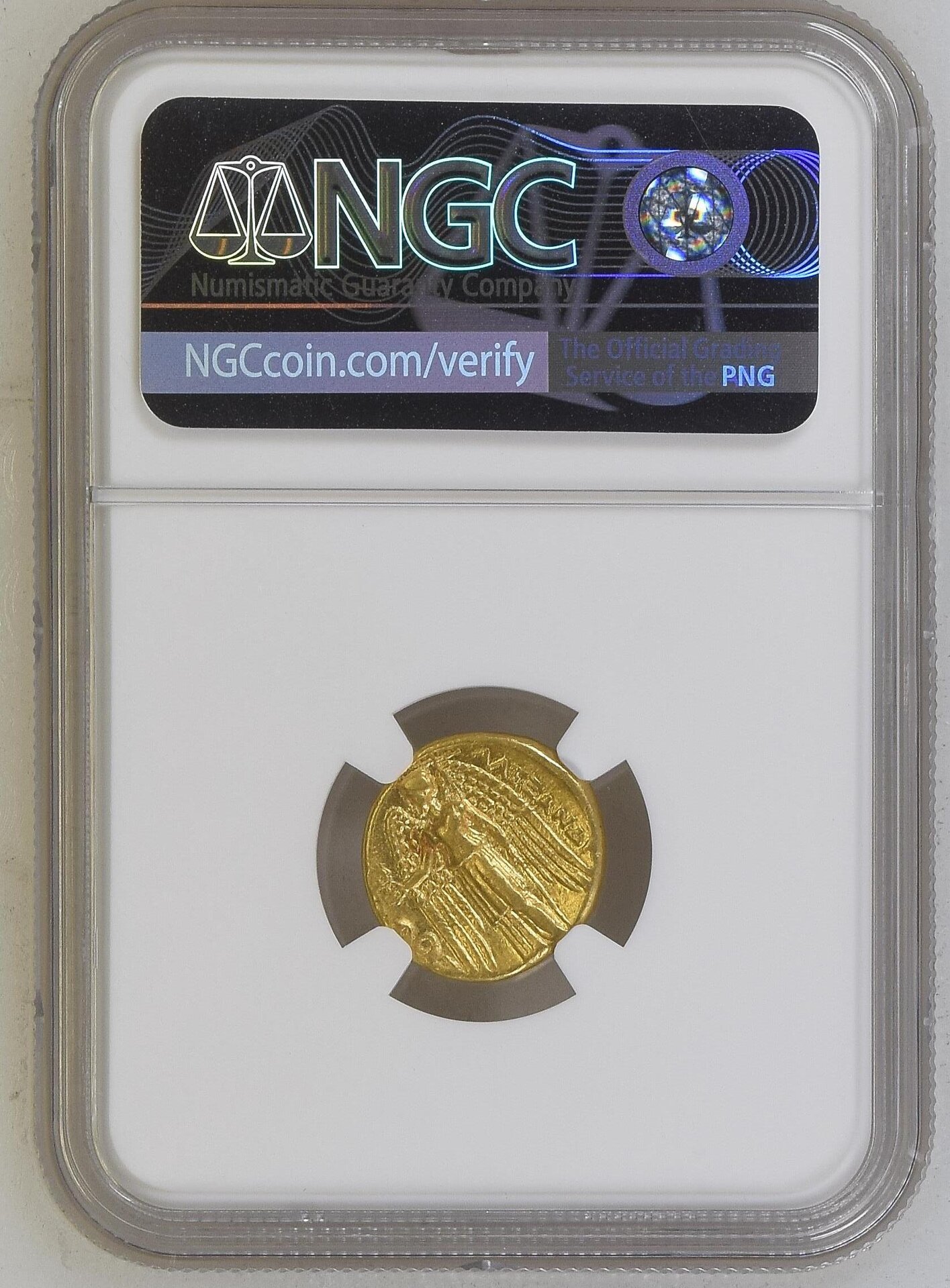 Macedonian Gold Stater of Alexander the Great (minted in Sardis circa 334-332 BCE) - Reverse NGC.jpg