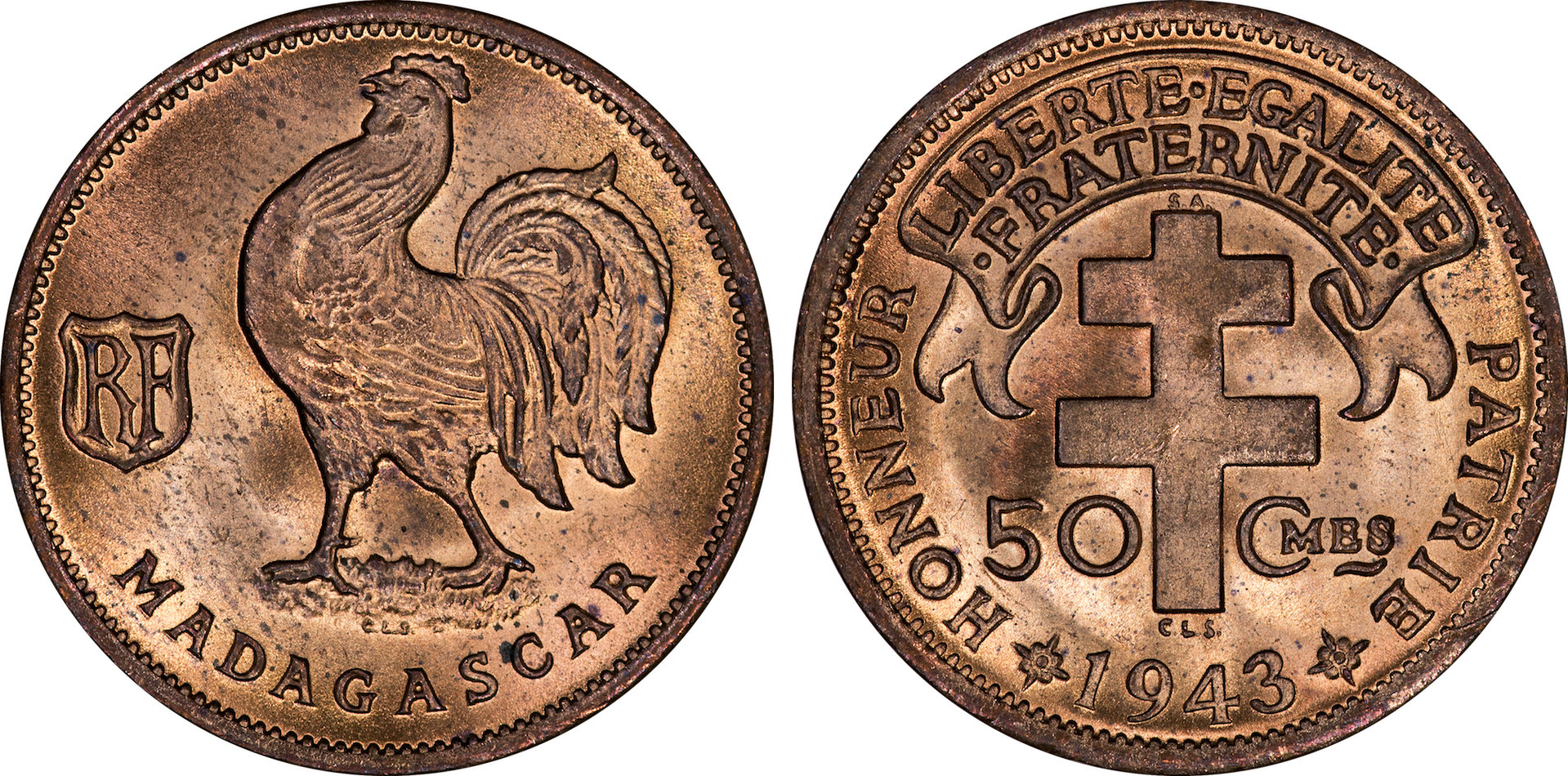Madagascar - 1943 50 Centimes.jpg