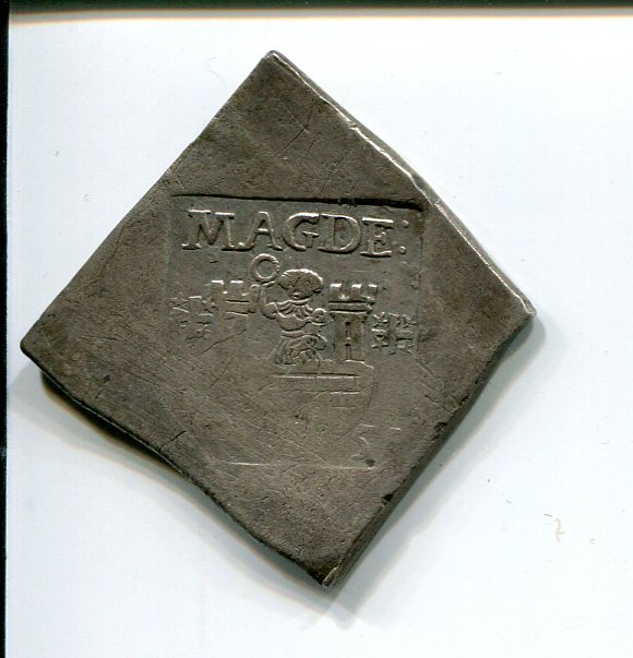 Magdeburg 1 Gulden Siege Klippe 1551 uniface 073.jpg