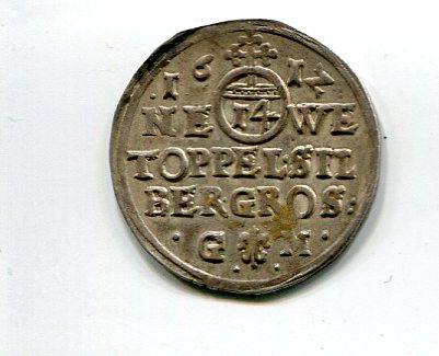 Magdeburg Archbish Chr Wilh v Brand Fourteenth Taler 1612 rev 710.jpg