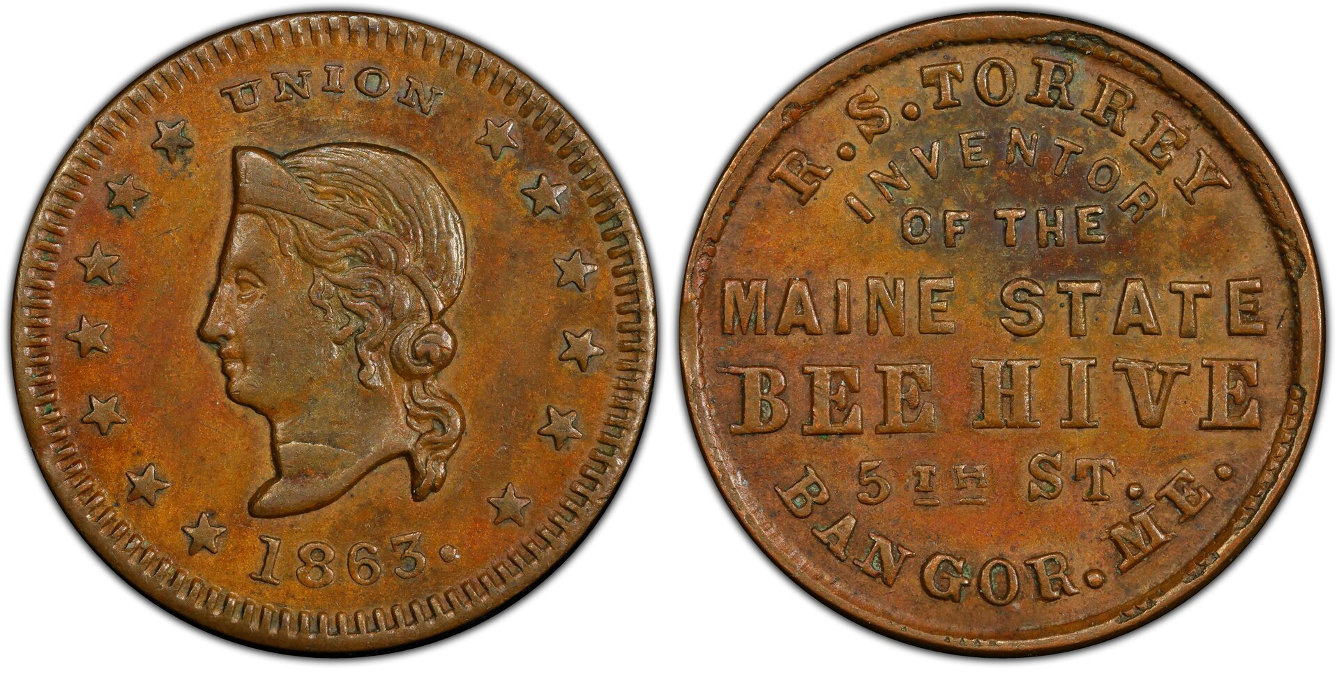 maine bee hive token.jpg