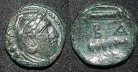 Makedon Alexander III 336-323 BC AE 17 Quiver Club O-R.jpg
