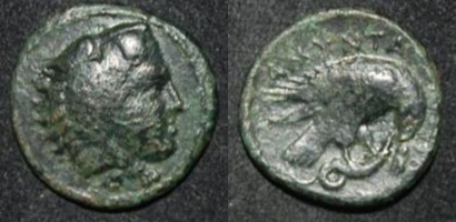 Makedon Amyntas III 393-369 BC Herakles lion skin Eagle Serpent SNG ANS 100ff.jpg