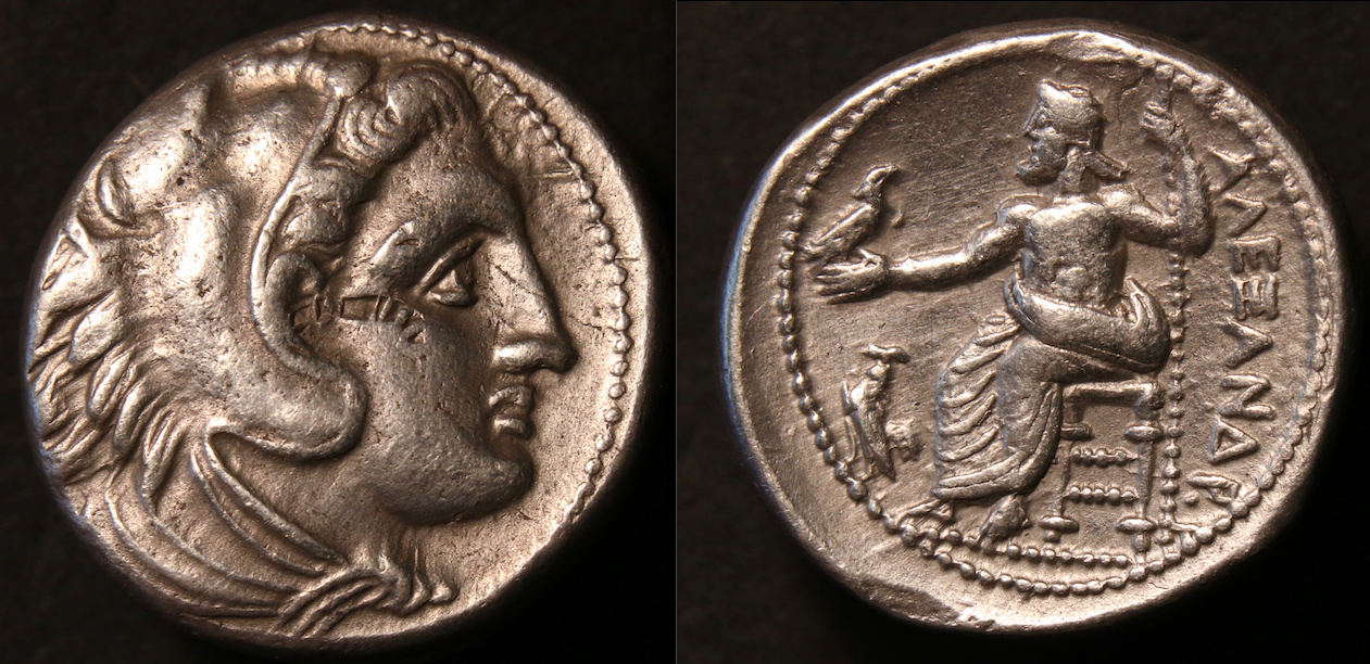 Makedonien – Alexander, Tetradrachme, Herakles:Zeus.png