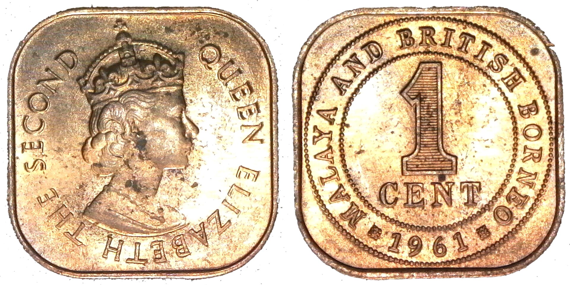 Malaya & British Borneo; Cent 1961 Elizabeth II KM#5 obv-side-cutout.jpg