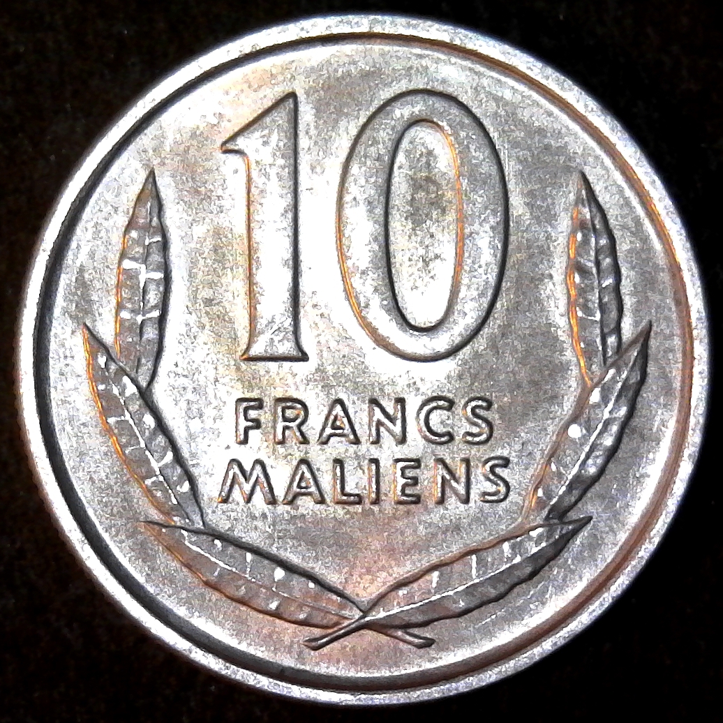 Mali 10 Francs 1961 reverse.jpg