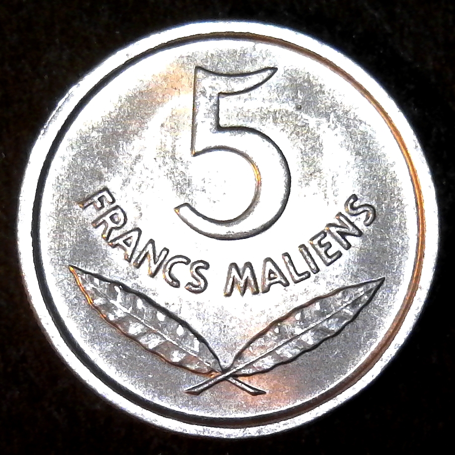 Mali 5 Francs 1961 reverse.jpg