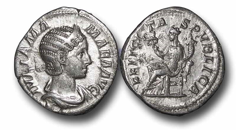 Mamaea FELICITAS PVBLICA seated Denarius.jpg