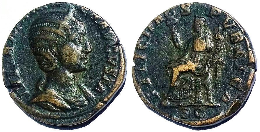 Mamaea Felicitas Seated Sestertius.jpg
