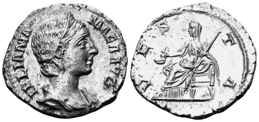 Mamaea VESTA seated Roma Numismatics.jpg
