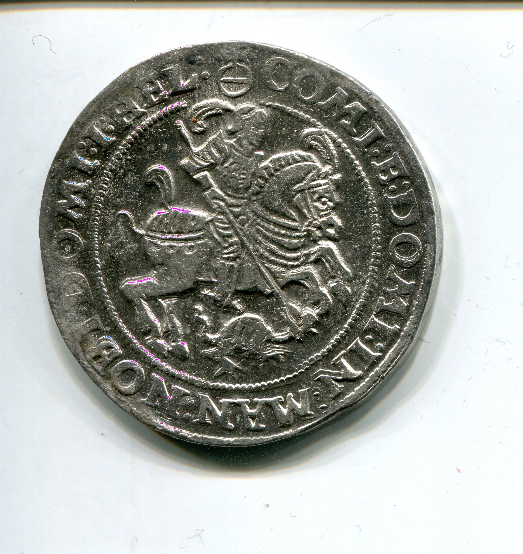 Mansfeld-Vord-Friedeburg Peter Ernst I & 4 others Taler 1585 rev 305.jpg