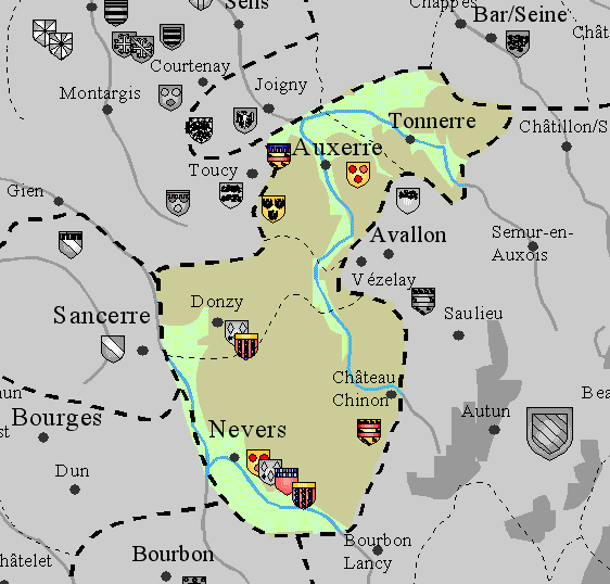 MAP, NEVERS, AUXERRE, TONNERE; DONZY,SANCERRE.gif