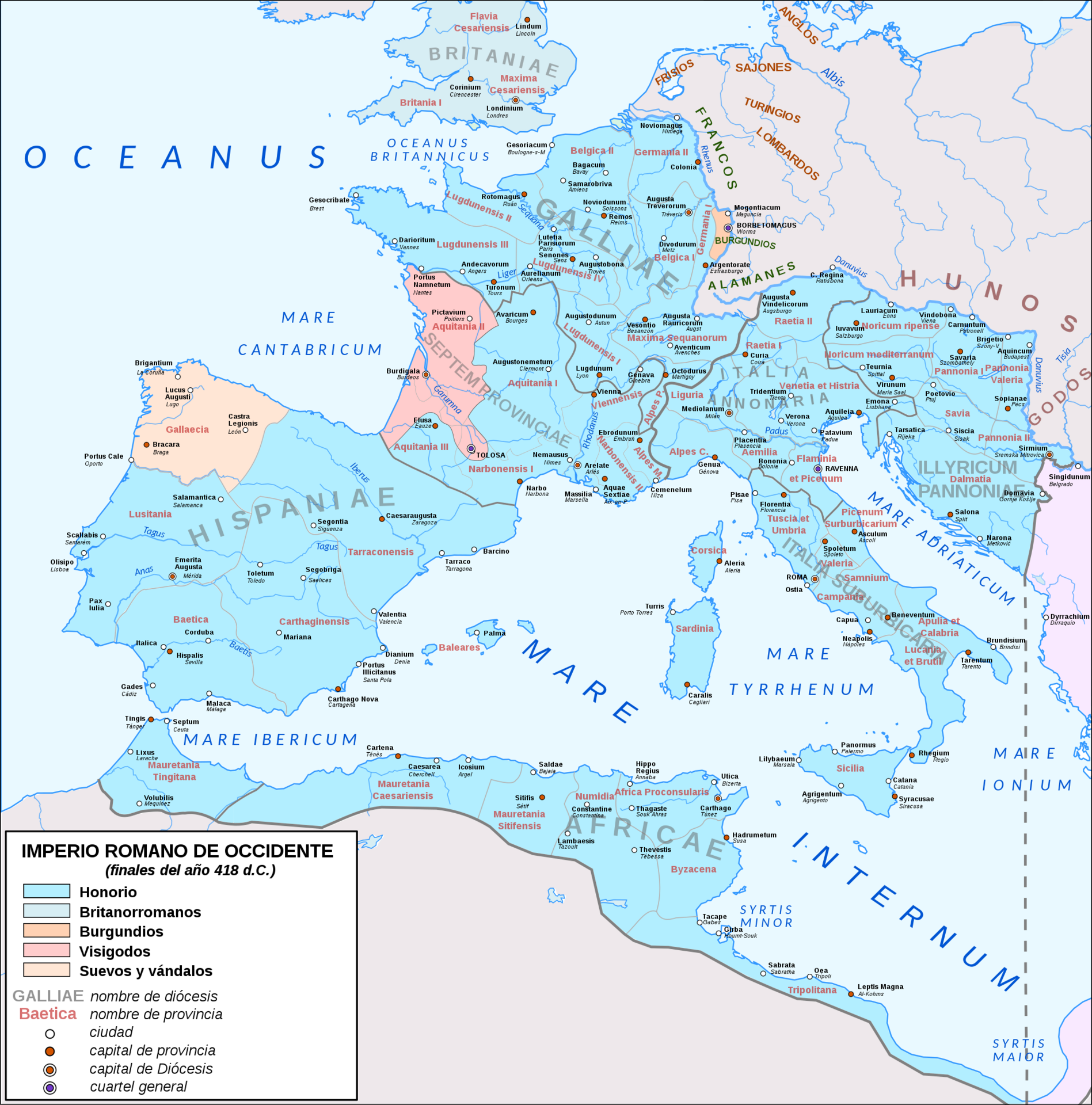 MapaImperioOccidentalaño418wikipedia.png