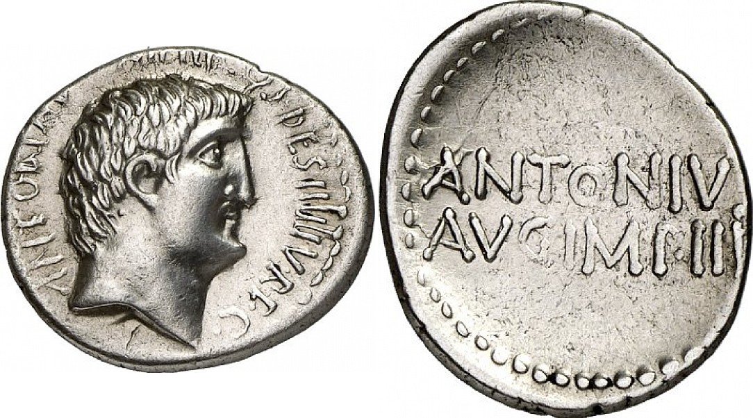 Marc Antony Denarius Heavily Tooled.jpg